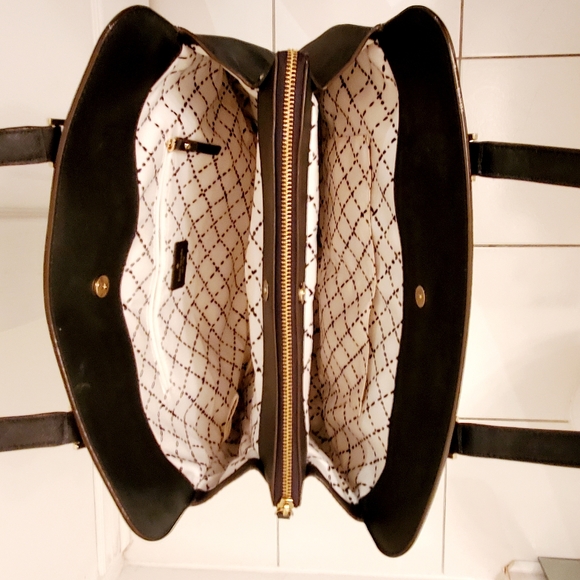 Kate Spade Black Leather Tote - Picture 3 of 6